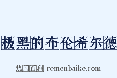 极黑的布伦希尔德是什么意思的图片